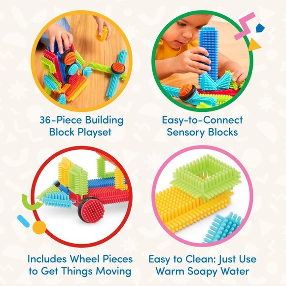 Bristle Blocks Construction Basic Builder Box – 36 pieces For Age 2+  New Sealed - Picture 14 of 14